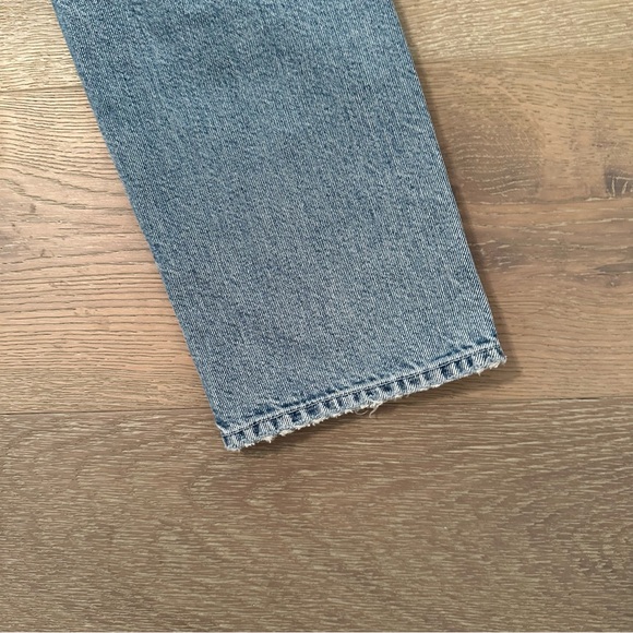 MOTHER Denim Blue Ankle Crop Jeans - Picture 5 of 12